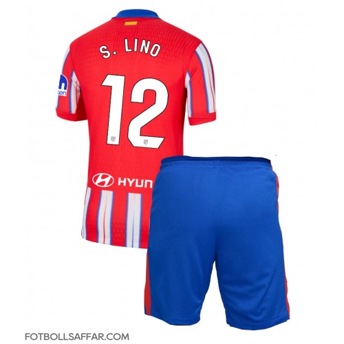 Atletico Madrid Samuel Lino #12 Hemmadräkt Barn 2024-25 Kortärmad (+ Korta byxor)